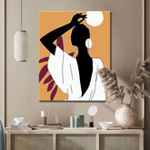 Painting by Numbers African Art Tropical Girl Dancing